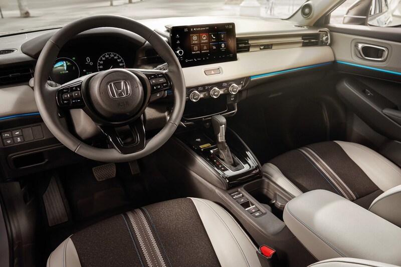 het interieur van de 2025 honda hrv