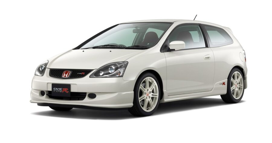een oude generatie honda civic type r