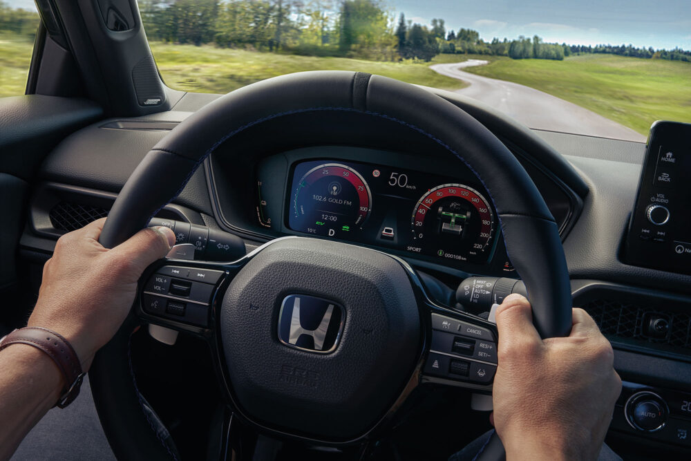 stuur van de honda prelude